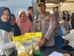 Empat Ton Beras GPM Polres Bener Meriah Diserbu Warga