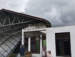 Angin Kencang Rusak Rumah Warga di Bener Meriah