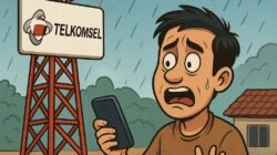 Jaringan Telkomsel di sejumlah kabupaten dan kota lumpuh akibat listrik padam saat banjir dan longsor.