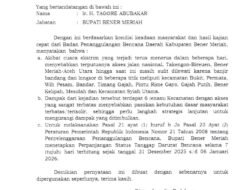 Status Tanggap Darurat Bencana di Bener Meriah Diperpanjang, BPBD Jadi Komando