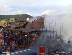 Kebakaran Hebat di Aceh Tengah, Enam Rumah Ludes 