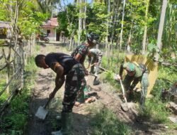 Satgas TMMD Kodim 0111/Bireuen Gerak Cepat Timbun Jalan Rusak Jeumpa Sikureng