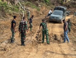 Satgas TMMD Ke-127 Kodim 0111/Bireuen Timbun Badan Jalan Jeumpa Sikureng, Akses Warga Segera Lebih Layak