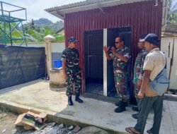 Tinjau Pembangunan MCK, Dansatgas TMMD Pastikan Warga Jeumpa Sikureng Nikmati Sanitasi Layak