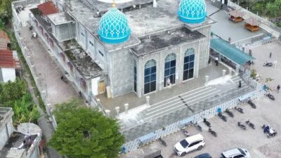 Megah Dari Langit Masjid Agung Simpang Balik Memukau Lewat Llensa Drone Joe Sastra