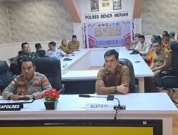 Asisten I Setdakab Bener Meriah Ikuti Rakor Pengamanan Ramadhan di Polres 