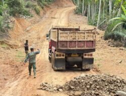 Dari Titik Nol, Satgas TMMD Bentuk Fondasi Kuat Jalan Desa