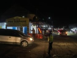 Satlantas Polres Bener Meriah Fokus Jaga Kelancaran Arus Mudik di Wilayah Tengah Aceh