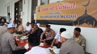 Polres Bener Meriah Hidupkan Kembali Jum’at Curhat, Warga Wonosobo Diajak Jaga Generasi dan Kamtibmas